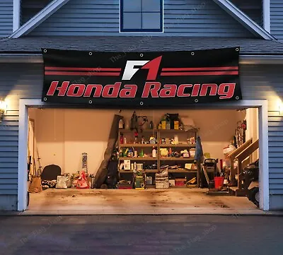 Honda F1 Racing Banner 2x8 Ft HRC Car Flag Show Garage Man Cave Wall Decor Sign • $17.95