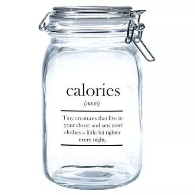 Circleware - Oakland 1.4Ltr Glass Canister With Hemetic Lid Calories • $7.95