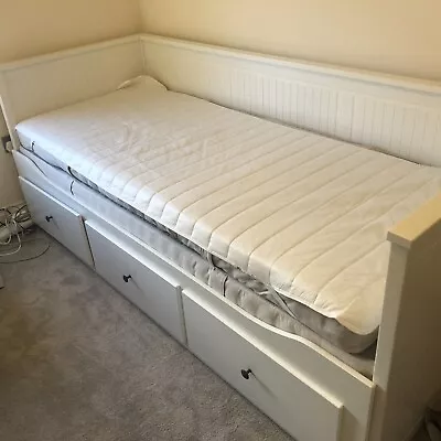 Ikea Hemnes Day Bed White Two Mattresses (protected) • £72.01