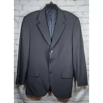 Hugo Boss Selection Super 140 Mens Blue Blazer 44s Read Measurements • $34.95