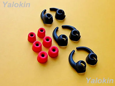 12pcs (RDMF-BSTB) Memory Foam And Stabilizer Eartips For Jaybird Bluebuds X • $40.08