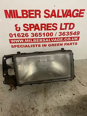 Volvo 740 760 940 960 Drivers O/s Headlight Chipped Lens H Reg • $43.50