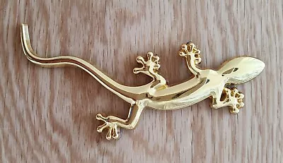 New Quality 3D Metal Lizard Gecko Funny Car Sticker Chromed Badge - GOLD Colour. • $6.09