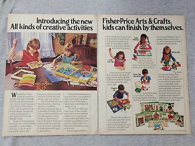 1981 Magazine Advertisement Page Fisher Price Arts & Crafts Kids Toys Print Ad • $7.99