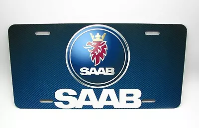 Saab Logo Metal Car Noveltylicense Plate Auto Tag • $17.95