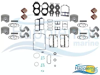 Yamaha 115-130 HP V4 Powerhead Gasket Piston Bearing Rebuild Kit 93-Up 23mm 6R5 • $874.98