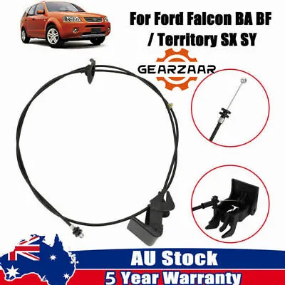 Bonnet Release Cable (REVISED/UPDATED) For Ford Falcon BA BF For Territory SX SY • $18.40