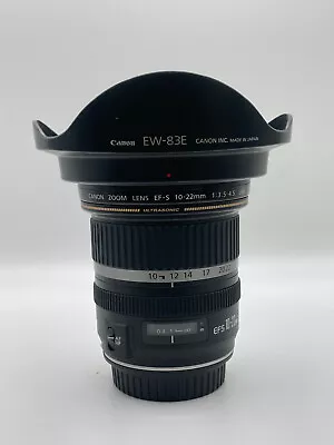 CANON EF-S 10-22mm 1:3.5-4.5 USM LENS - EFS 10-22 Mm F/3.5-4.5 - VERY GOOD • £129