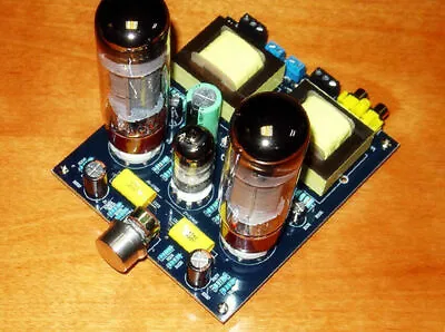 Audio6N2+EL34 Vacuum Tube Amplifier Class A Single-Ended Amp Board DIY Kit • $93.81