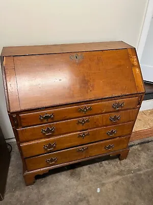 Antique 18th Century American Chippendale Maple Secretary Desk Writing Bureau • $3000