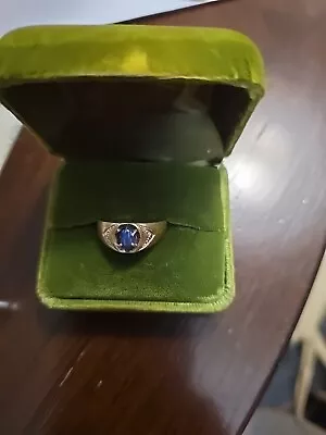 Mens Star Sapphire Ring 10k Vintage 3 Grams • $92
