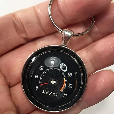 Vintage Chevy Monte Carlo Chevrolet Chevelle Tachometer Keychain Reproduction • $12.95