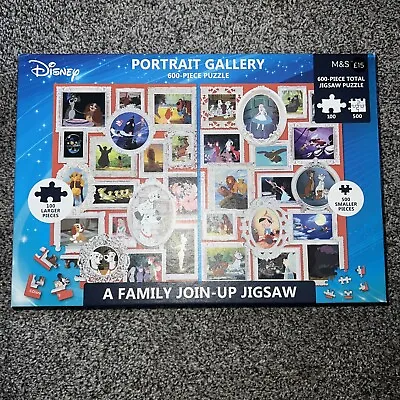 Disney Portrait Gallery 600 Piece Puzzle Marks And Spencer Brand New  • £5