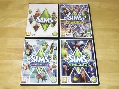 £10 • Buy 🏘 The Sims 3 - Ambitions - Generatons - Supernatural / PC Mac 🏘