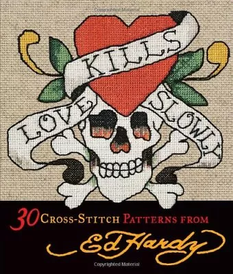 Love Kills Slowly Cross-Stitch By Hardy Ed Paperback Book The Fast Free • $7.05