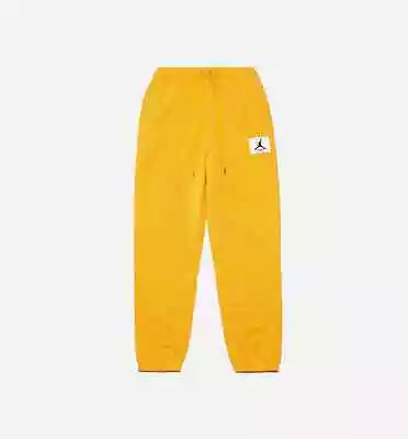 Air Jordan Flight Essential Joggers Size XL Sweatpants Yellow Nike DA9812-713 • $71.99