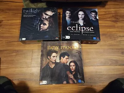 The Twilight Saga: Twilight New Moon & Eclipse Board Game Sets Combo • $60