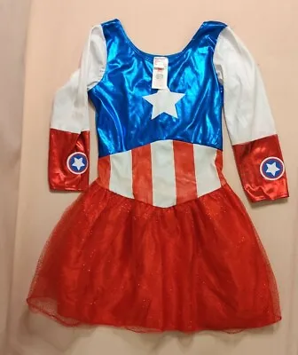 Rubies Official Miss Captain America Fancy Dress Costume Large Girl 30  Chest  • £8