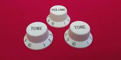 $49 • Buy VINTAGE 1988 Era FENDER Squier II STRAT GUITAR KOREA MIK  KNOB SET 4 Spoke 1989