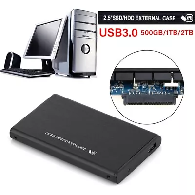 500GB/1T/2T Portable USB 3.0 SATA External High Speed HDD Mobile Hard Disk Drive • $65.52