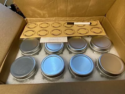 Canning Jars With Lids - 12 Pack Small Mason Jars 4 Oz Glass - Free Shipping • $20