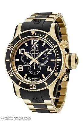 Invicta Men 6633 Russian Diver Collection Chrono Gold-Plated Two-Tone Watch • £230.17