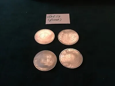Jewelry Grade Chinese Mother-Of-Pearl Gaming Counters/Tokens/Chips C. 1840 (T3) • $59.99