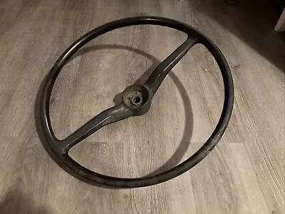 Vw Bus Steering Wheel Oem Black Bay Window Bus • $90