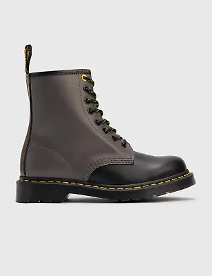 Dr. Martens 1460 Core Smooth Combat Boots Black Gray Men’s Size 7.5 US • $170