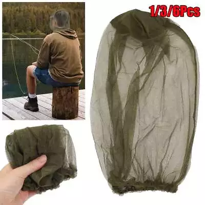 Anti-Mosquito Bug Bee Insect Head Net Hat Cap Sun Protection Fishing Hiking • $6.82