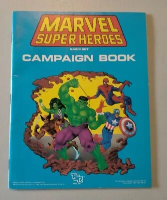 Marvel Superheroes Basic Set Campaign Book RPG TSR • $35