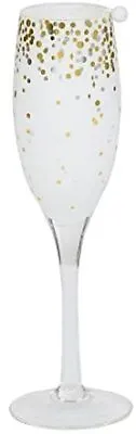 Yankee Candle Tealight Holder Champagne Glass Glitter Holiday Party • £8.39