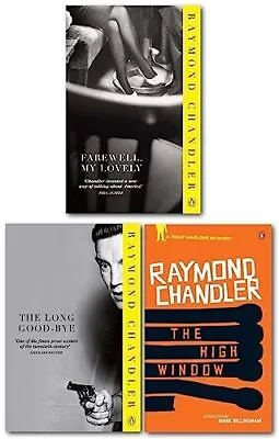 Philip Marlowe Series 3 Books Collection Set  Farewell My Lovely The High Win... • £22.90