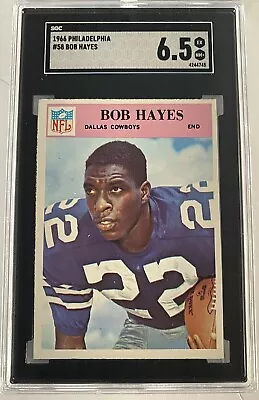 1966 Philadelphia #58 Bob Hayes HOF RC SGC 6.5 EXNM+  • $76