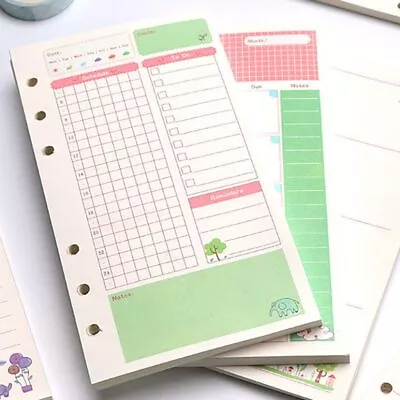 A6 Loose Leaf Notebook Refill To Do List Planner Agenda  Students • $15.26