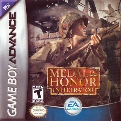 Medal Of Honor: Infiltrator - Game Boy Advance GBA Game • $29.97