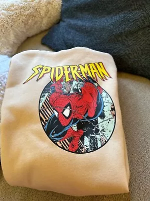 Marvel Spiderman Hoodie Sweatshirt Men's Large • $40