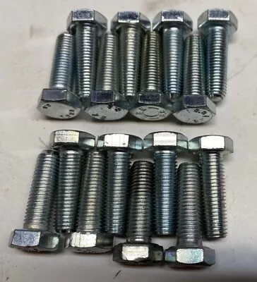 5/16-24 X 1  Qty (16) Zinc Plated Grade 5 Hex Head BOLTS • $8