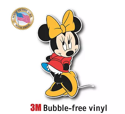 Minnie Mouse Kids Cartoon Decal Sticker 3m Usa Car Truck Vehicle Window Wall • $1.85