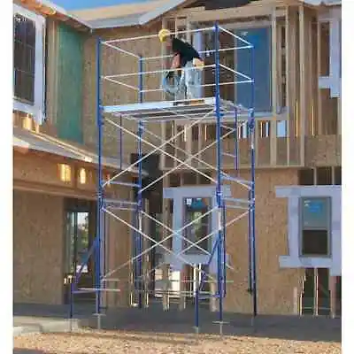 7' X 5' X 5' 1-Story Steel Mason Scaffolding Tower Set System With Cross Braces • $248.76