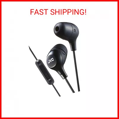 JVC Memory Foam Earbud Marshmallow Memory Foam Earbud With Mic Black (HAFX38MB) • $13.99