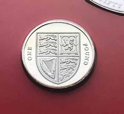 2011 Shield 1 One Pound Coin Brilliant Uncirculated Bu • £13.92