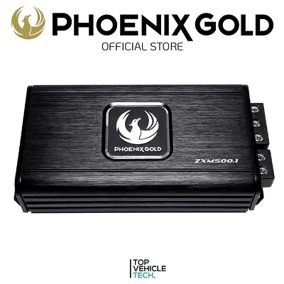1000 Watt Bass Mini Amplifier Phoenix Gold Zxm500.1 500w Rms Compact Small Power • £169.99