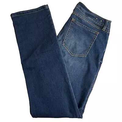 Cabi Womens Dark Wash Mid Rise Straight Leg Jeans Size 6 • $27.99