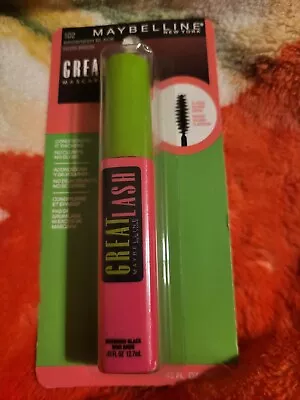 Maybelline Great Lash Waterproof Mascara - Blackest Black(100) • $6.99