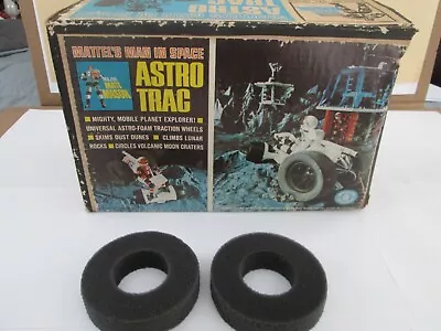 Major Matt Mason ASTRO TRAC Box Only 1967Plus Bonus 1 Pair Replacement Tires New • $55