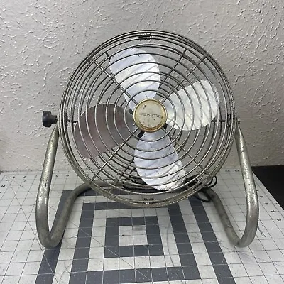 Vintage Eskimo Turquoise  Metal Fan Model 101050 • $50