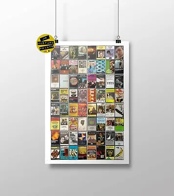 £16.49 • Buy 60's Music Poster, Original Cassette Print, 1960s, 60s Theme, 60s Party