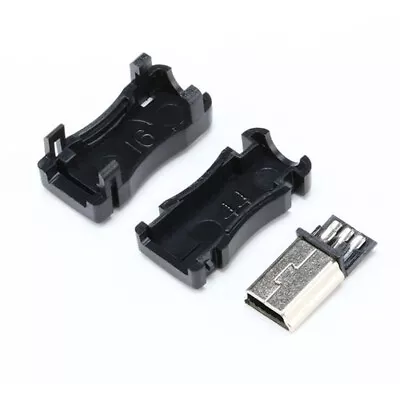 Mini USB Male 5-Pin DIY Connector With Shell-Mini Jack Tail Plug Male Head New • $21.56