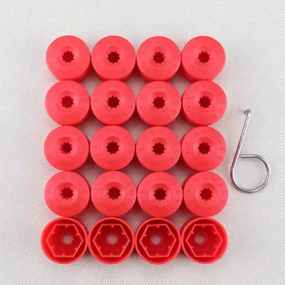 For VW Wheel Lug Nut Bolt Cover Caps Set OEM 1K06011739B9 （Without Locking Cap） • $10